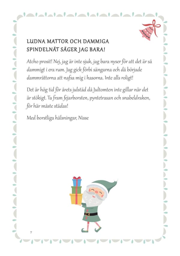 Nissebrev Julkalender År 3 - Syskon (flera barn)