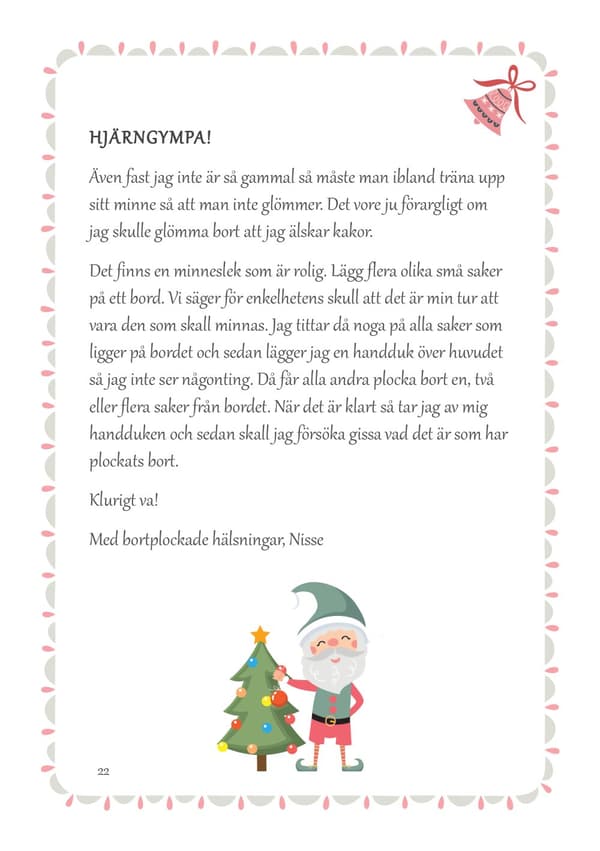 Nissebrev Julkalender År 3 - Syskon (flera barn)