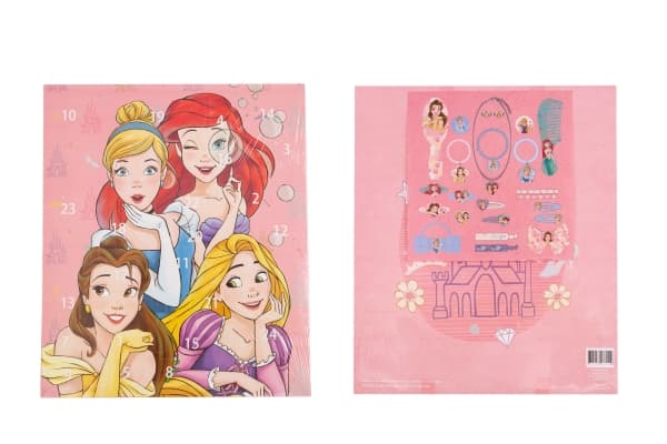 Disney Princess Adventskalender med hårpynt - 24 dörrar