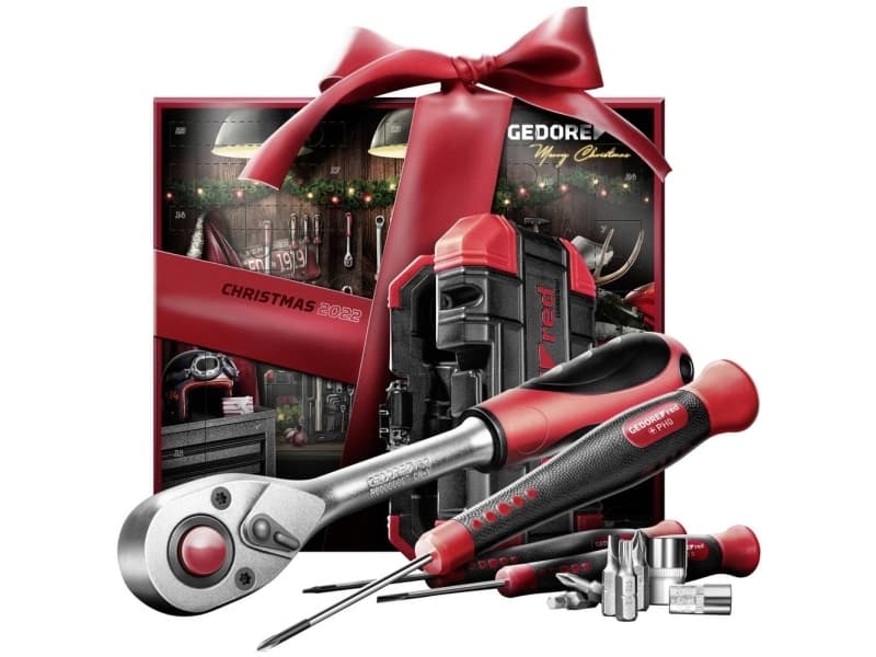 Gedore Red julekalender 2022 42 dele.