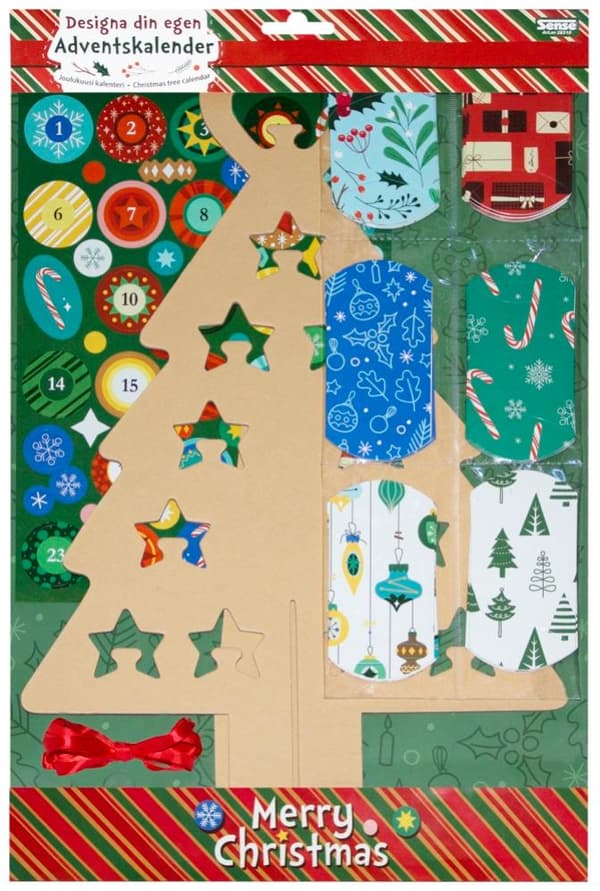 Juletræ adventskalender
