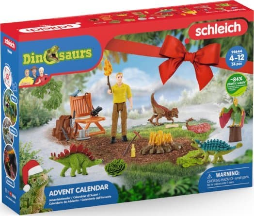 Schleich Dinosaurs Julekalender - 24 låger