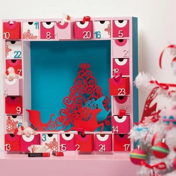Trä adventskalender att dekorera - Märke - Modell - Trä - Barn - Beige