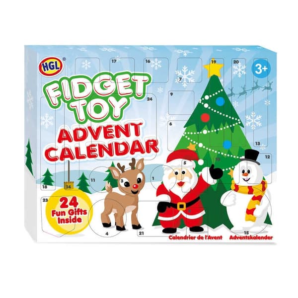 Julekalender Fidget Adventskalender med Legetøj Advent Kalender