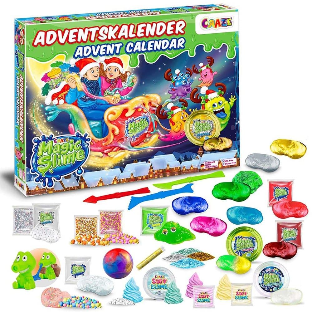 Julkalender Adventskalender med Slime Advent Kalender CDON