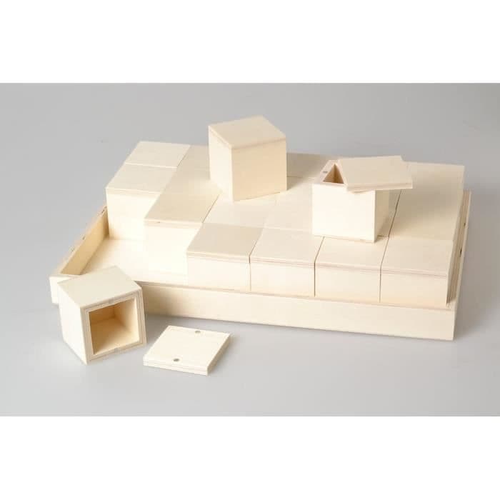 Bricka med 24 lådor för adventskalender - Artémio {färg}