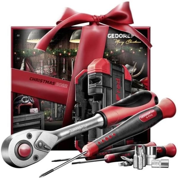 GEDORE Red 2 Tool Advent Calendar - 42 stycken för män och kvinnor