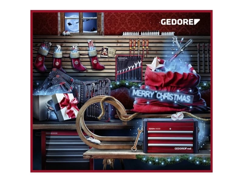 Gedore RED R33003044 Adventskalender 2023 Værktøj Julekalender CDON