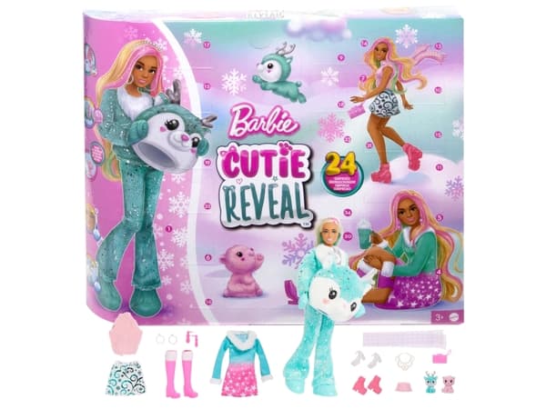 Barbie Cutie Reveal Advent Calendar 2024
