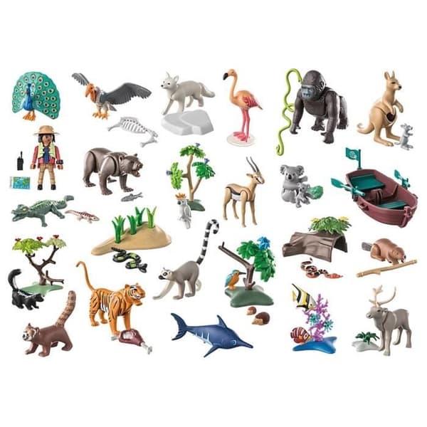 PLAYMOBIL Adventskalender - Wiltopia World Tour Animals DIY - 115 stycken - Från 4 år