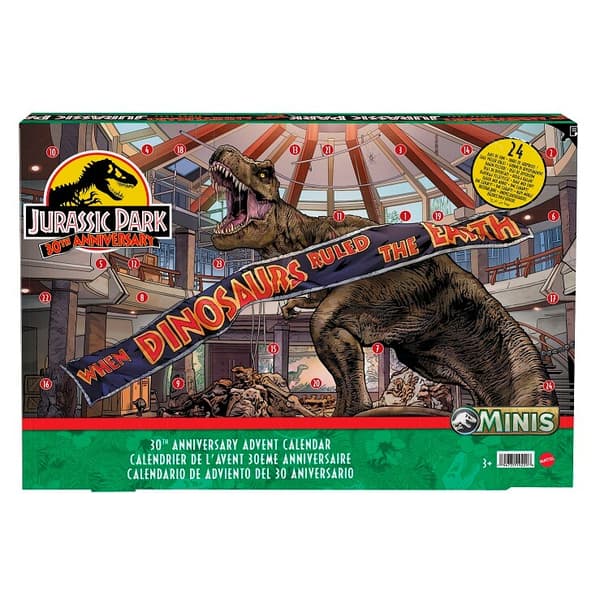 Jurassic Park Minis 30-års jubilæums julekalender 2023