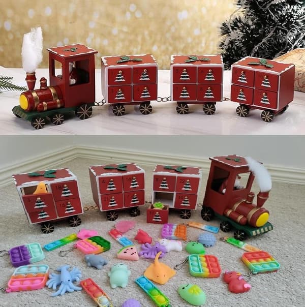 Halv Meter Återanvändbar Adventskalender