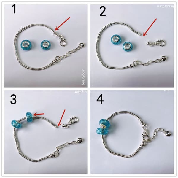 2024 Julkalender - Adventskalender - DIY Armband För Tjejer Kids-Blue