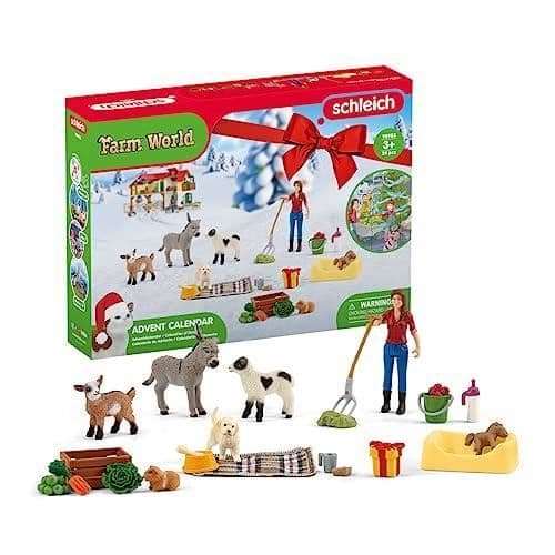 SCHLEICH adventskalender - Farm Life - 24 överraskningar - Plast - 3 år och uppåt - Barn - Blandat