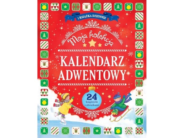 Olesiejuk adventtikalenteri Kokoelmani 24 kuvakirjaa