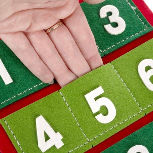 Julkalender / Adventskalender - Hängande