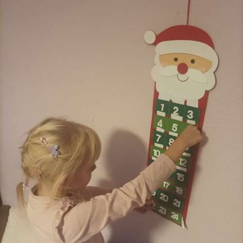 Julkalender / Adventskalender - Hängande