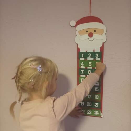 Julkalender / Adventskalender - Hängande