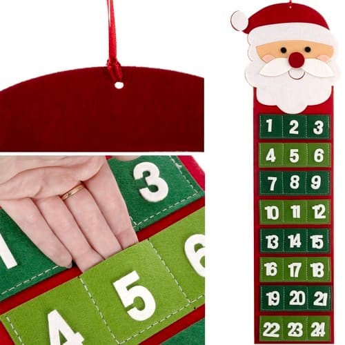 Julkalender / Adventskalender - Hängande