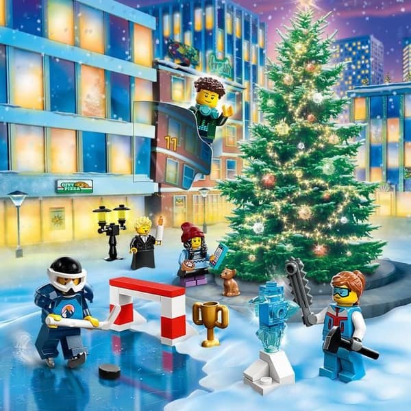 LEGO® City 60381 Adventskalender 2023 - LEGO - 24 presenter inklusive tomte och minifigurer av renar