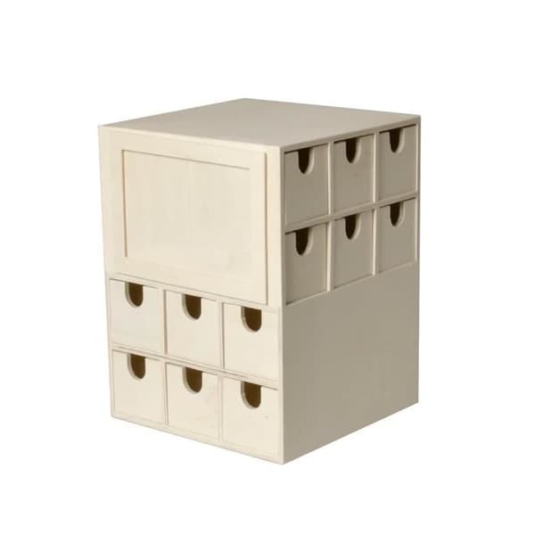 Adventskalender - ARTEMIO - Kub - Blandat - Beige
