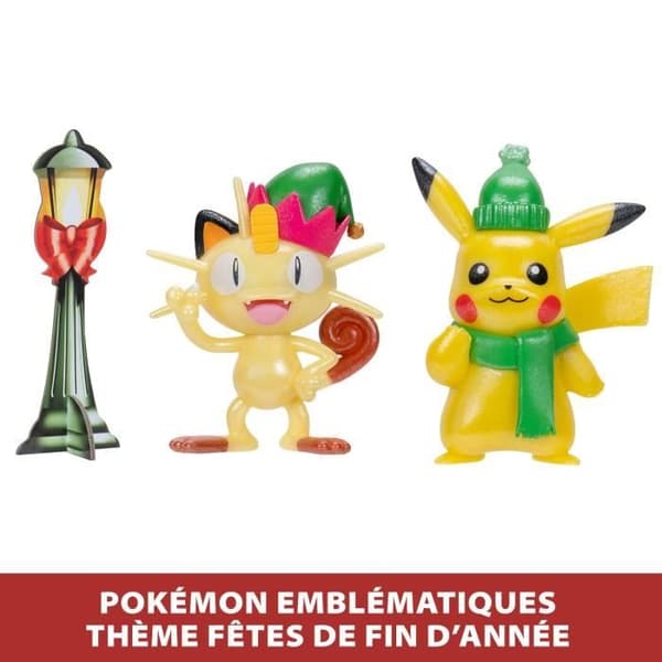 Pokémon adventskalender - BANDAI - 24 nya figurer - För barn från 4 år - Slumpmässiga figurer