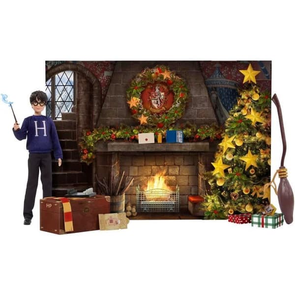 Harry Potter Adventskalender Harry docka + accessoarer dekorationer kläder bakgrund 25 objekt