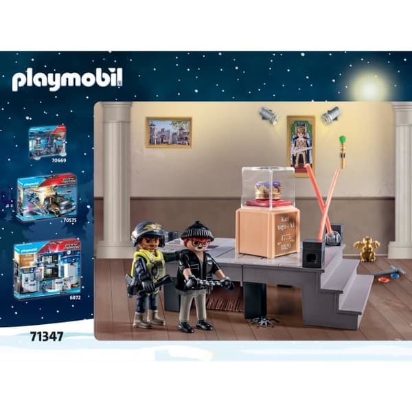 PLAYMOBIL Adventskalender - Polis - Julens magi - 24 lådor att öppna
