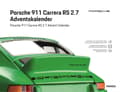 Miniatyrbillede 2 af 10: Porsche 911 Carrera RS adventskalender