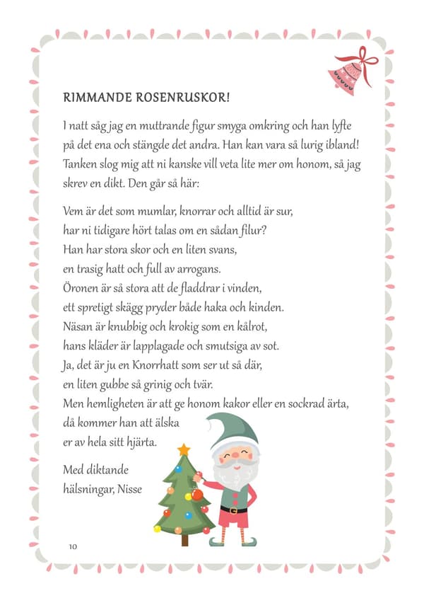Nissebrev Julkalender År 4 - Syskon (flera barn)