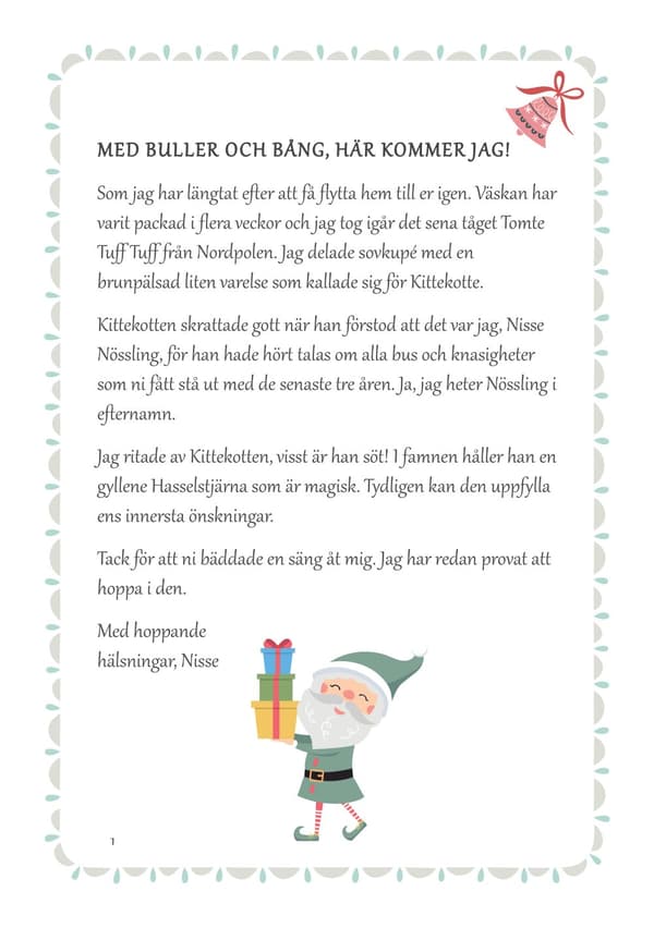 Nissebrev Julkalender År 4 - Syskon (flera barn)
