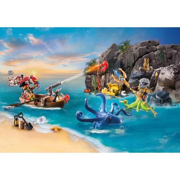 PLAYMOBIL - 71636 - Pirat adventskalender