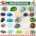 Miniatyrbild 4 av 7: Juladventskalender, 24 dagar fulla av överraskningar Natural Crystal Gemstone till jul,