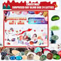Miniatyrbild 2 av 7: Juladventskalender, 24 dagar fulla av överraskningar Natural Crystal Gemstone till jul,
