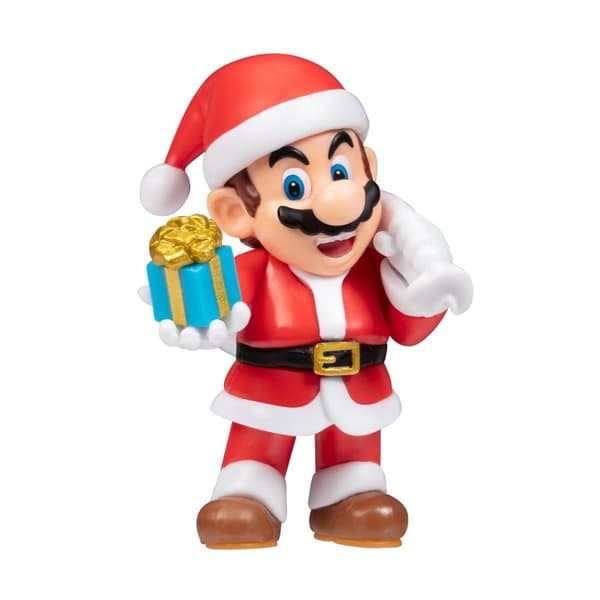JAKKS Pacific Super Mario Adventskalender 2,5 tums figurer & tillbehör Jultema