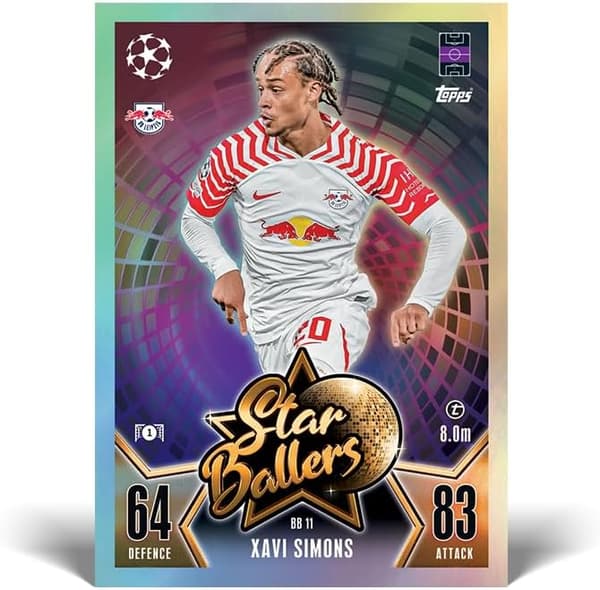 Uppdaterat Mega Multipack #4 - Innehåller 16 nya Star Ballers-kort och ett exklusivt Star Ballers Jude Bellingham Limited Edition-kort!