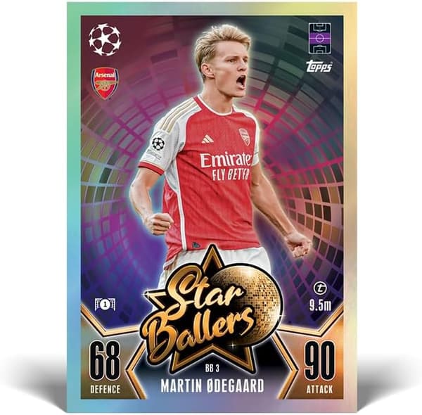 Uppdaterat Mega Multipack #4 - Innehåller 16 nya Star Ballers-kort och ett exklusivt Star Ballers Jude Bellingham Limited Edition-kort!