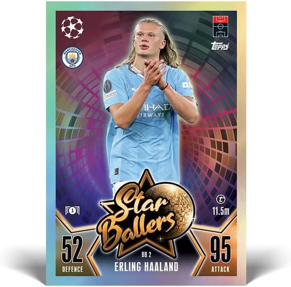 Uppdaterat Mega Multipack #4 - Innehåller 16 nya Star Ballers-kort och ett exklusivt Star Ballers Jude Bellingham Limited Edition-kort!