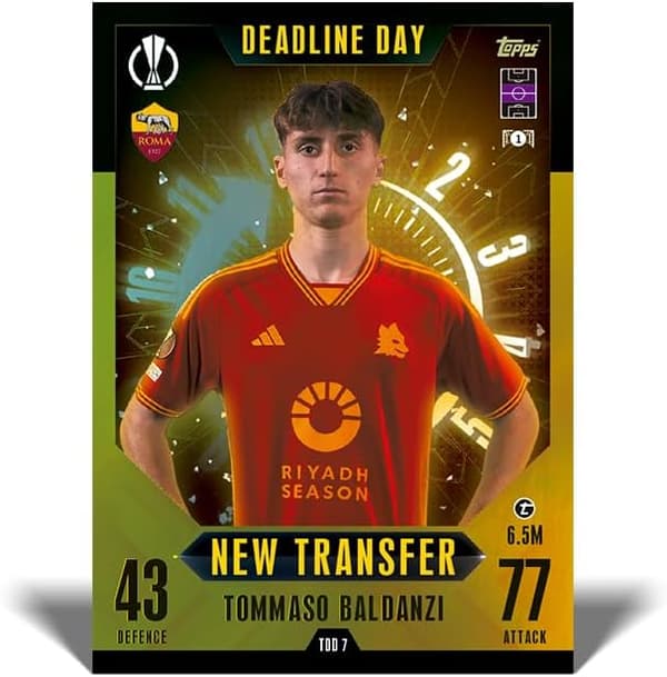 Matchattax Extra 2024, Transfer Update Edition Multipack - 49 kort inklusive 16 nya överföringar, 8 överföringar på utgångsdagen & 1 Transfer Power