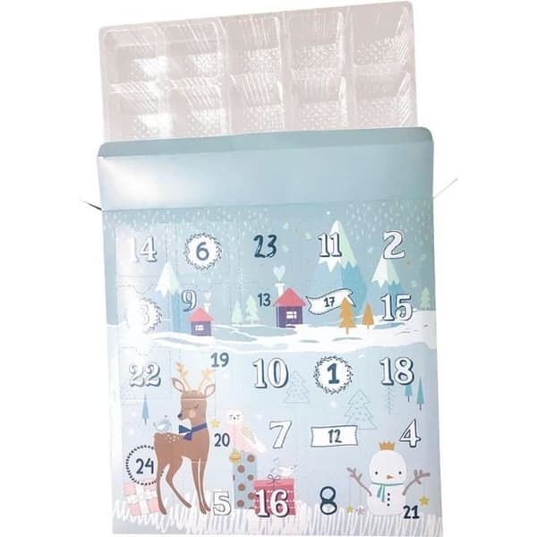 Anpassningsbar adventskalender i PVC och kartong - MegaCrea DIY