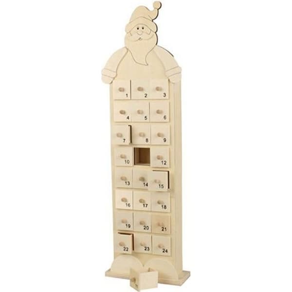 Adventskalender för att pryda jultomten