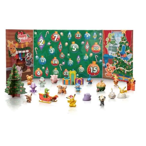 Pokémon adventskalender, PKW2689, 43 x 31 x 7 cm, flerfärgad