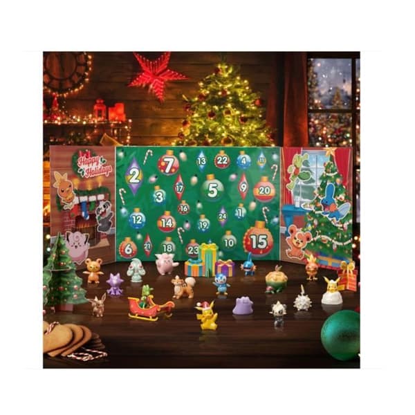 Pokémon adventskalender, PKW2689, 43 x 31 x 7 cm, flerfärgad
