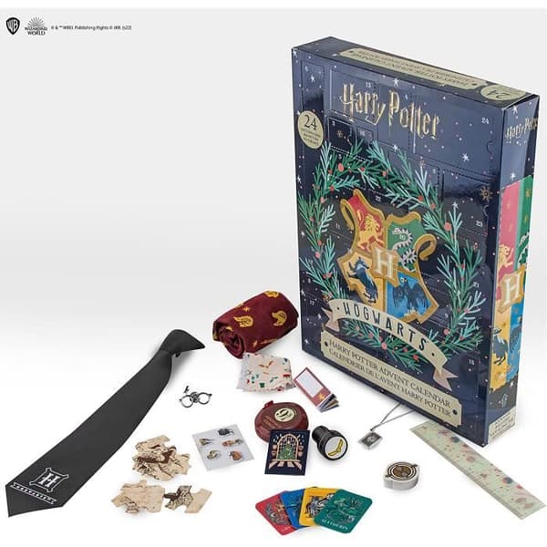 Harry Potter Adventskalender 2022 - Officiell licens-Cineeplika - 24 exklusiva gåvor - Blå - Blandat
