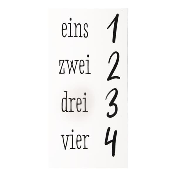 Transferfilm - RAYHER - Adventsnummer 1-4 - Vit - Transferpapper