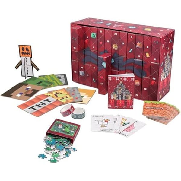 Adventskalender - PALADONE - Minecraft - 24 Överraskningar - Juldekoration - Officiella Gåvor