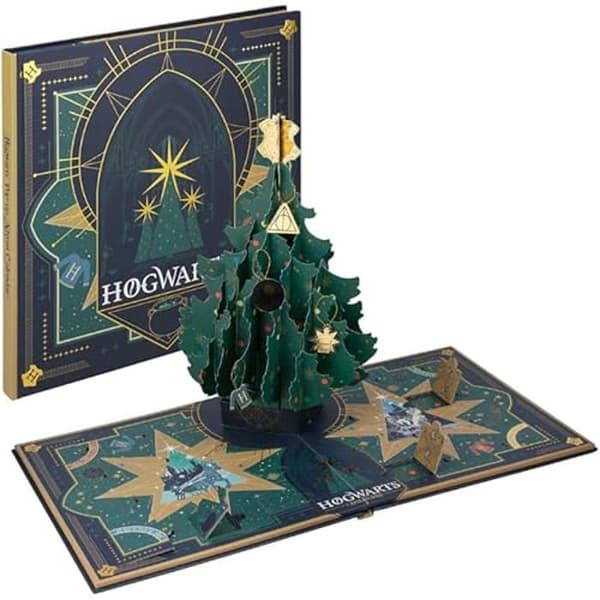 Adventskalender - Harry Potter - Hogwarts - 24 Dagar - Pop-Up Träd - Magisk Dekoration