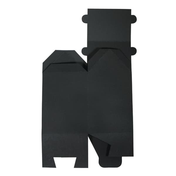 Maison vikbox, svart, 7,5x7,5x14cm, set om 6