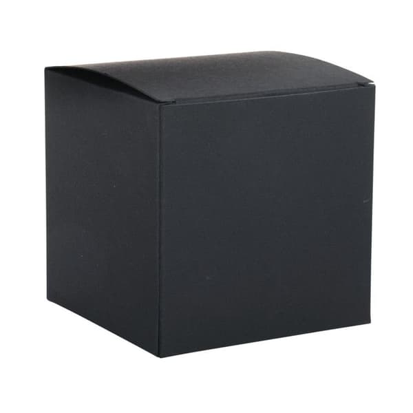 Viklåda - RAYHER - Svart - Kit med 3 vikkartonger i måtten 10x10x10cm - Tonat material av god kvalitet