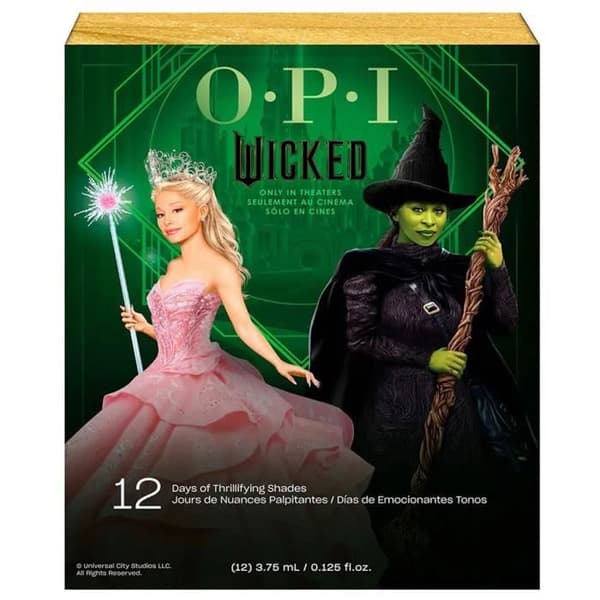 Adventskalender - OPI - Wicked Kollektion - 12 Mini Nagellacker - Olika färger - Blandat